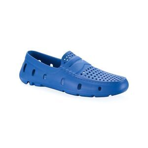 NWT CLUBROOM Mens Blue Lightweight Atlas Square Toe Slip On Loafers Shoes 8 M